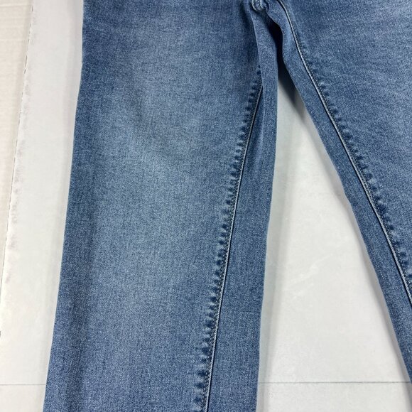 Hudson Jeans Women's Measured 30x27 High Rise Straight Light Blue Denim Tag 8 - Picture 4 of 16